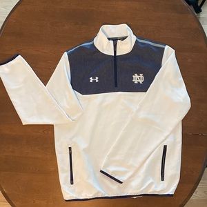 Under Armour Notre Dame Men’s Quarter Zip Pullover - Size Medium